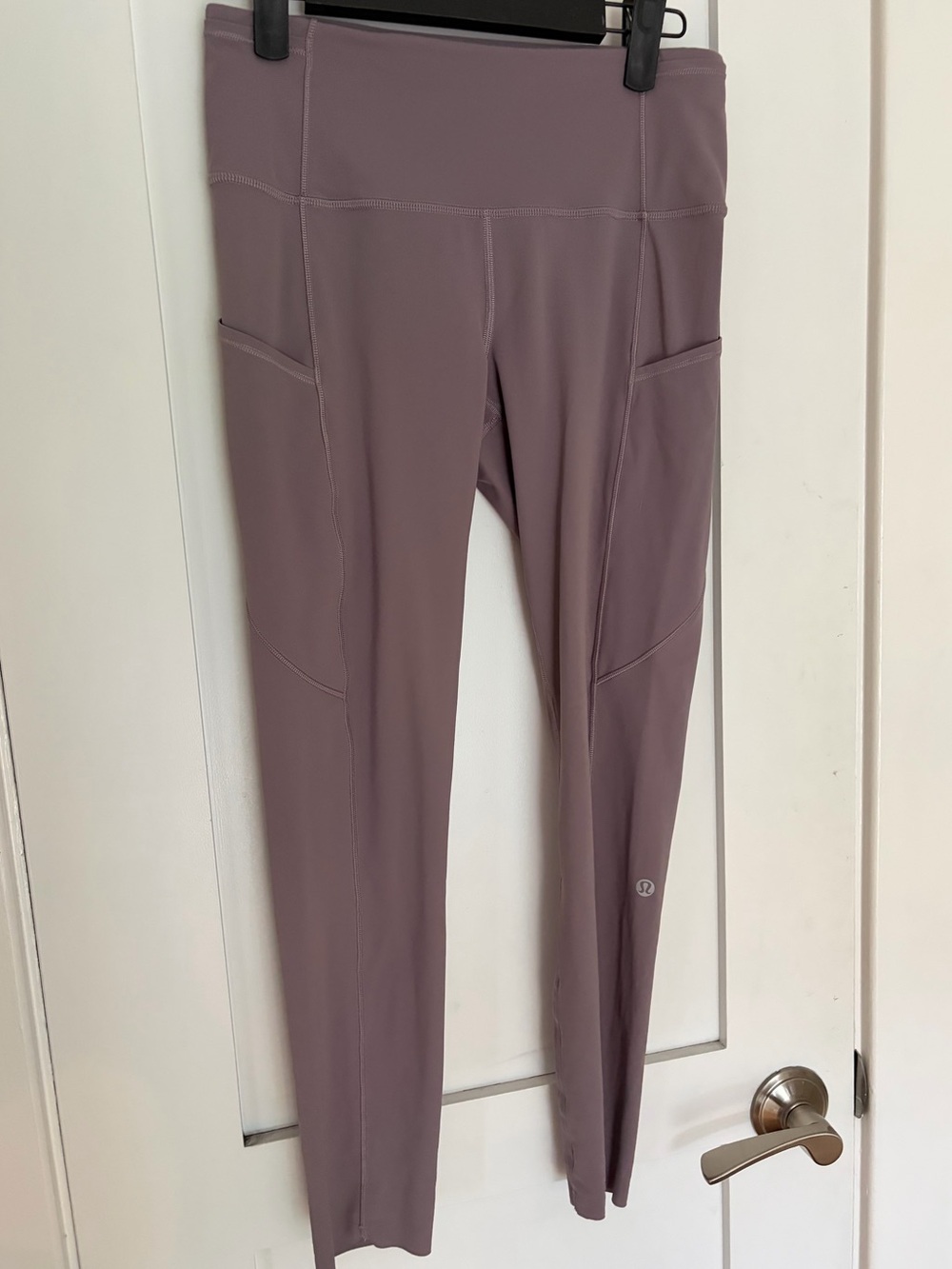 50. Size 6 LULULEMON Stormy Purple Fast And Free Leggings